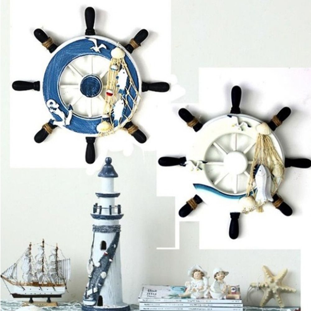 Fishing Boat Steering Wheel - Akdeniz Tarzı Dekoratif El İşleri, Balık