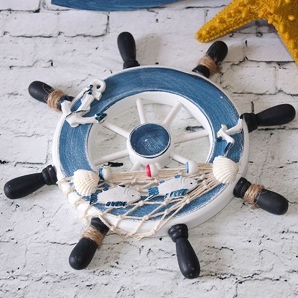 Vintage 9 İnç Plaj Ev Balıkçı  - Fishing Boat Steering Wheel incelemesi ve fiyatı