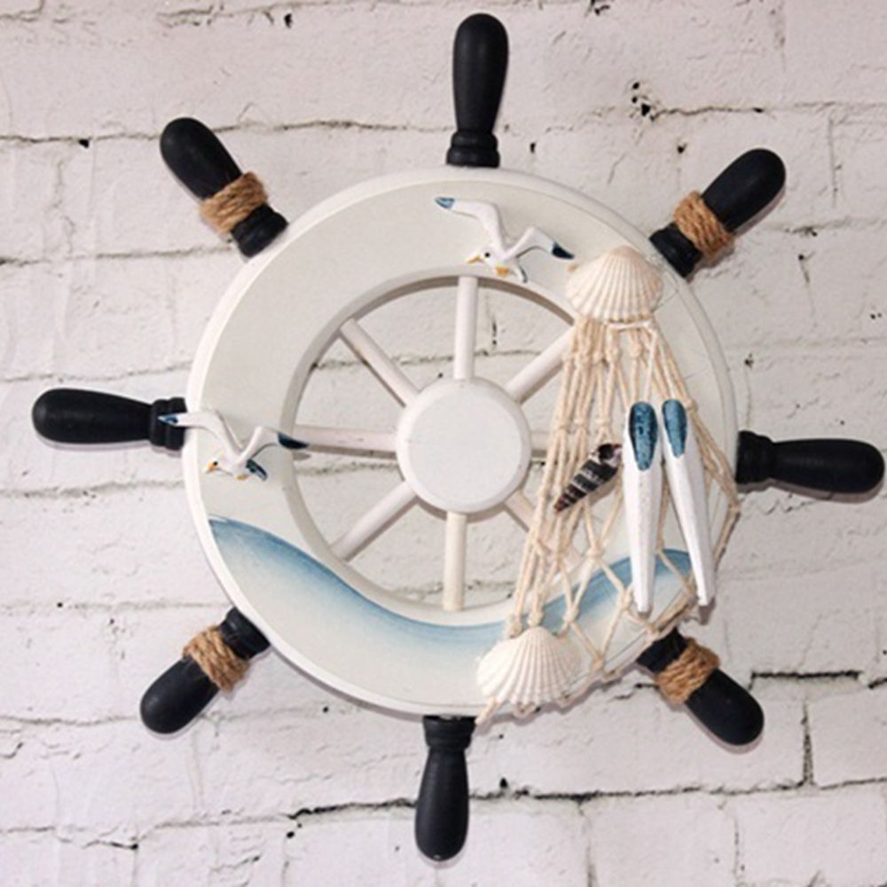 Vintage 9 İnç Plaj Ev Balıkçı  - Fishing Boat Steering Wheel incelemesi ve fiyatı